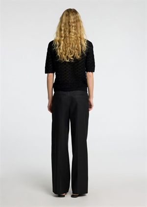 Sofia 2/4 Strik cardigan Sort Selected Femme 